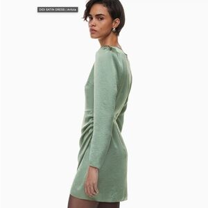 Didi satin dress aritzia